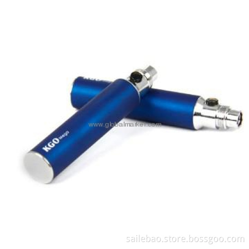 new ecigarette mod 1300 mah battery KGO Mega from sailebao